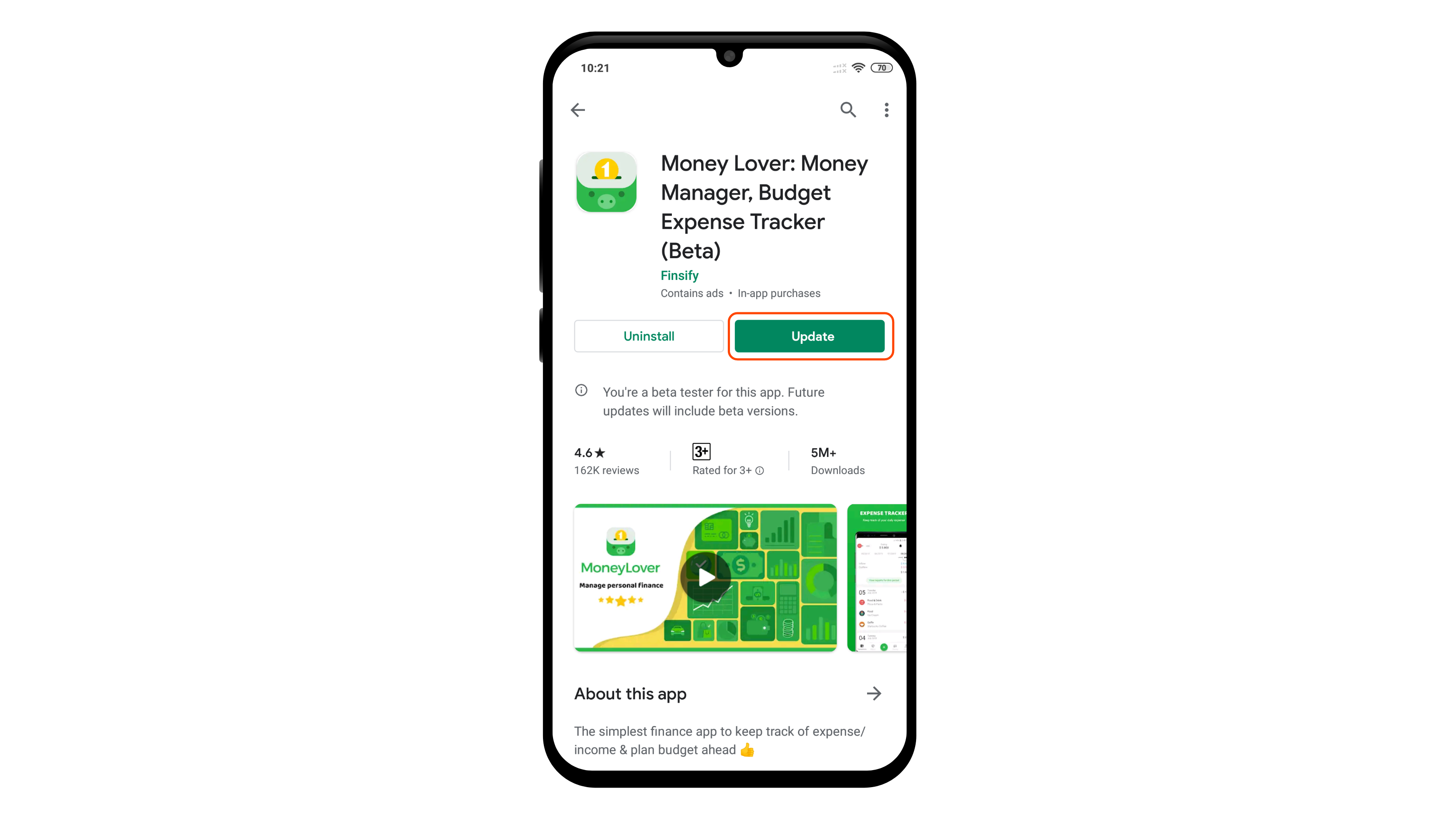 Money Lover on Android